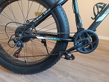 İdman velosipedləri: Fatbike tipli dağ velosipedi - Çərçivə: polad/alüminium qara - — 6