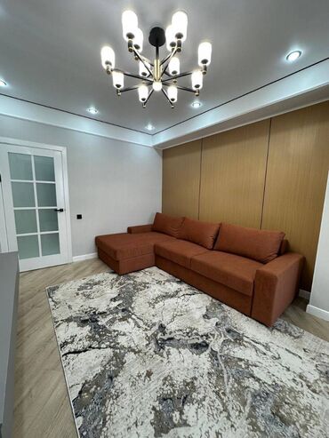 элитный дом ош: 2 комнаты, 70 м², Элитка, 7 этаж, Дизайнерский ремонт