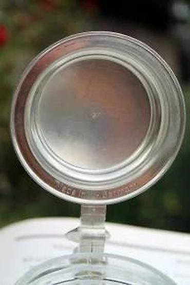 Staro posuđe i escajg: Vntag ORIGINAL BMF BIERSEIDEL Bubble Glass Stein Pevter 1950. Made in — 11