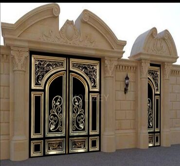 Həyət darvazaları: Metal EN MMC olaraq istədiyiniz forma və ölçüde demir işlerinin -da lalafo.az — 12 Həyət darvazaları: Metal EN MMC olaraq istədiyiniz forma və ölçüde demir işlerinin — 12