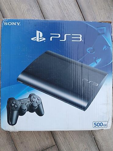 Видеоигры и приставки: Sony PlayStation 3 (PS3) Super Slim – 500 GB - Rəsmi Sony PS3 Super — 2