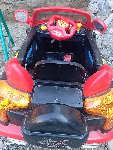 park masini: Uşaq elektrik maşını – “Scorpion” modeli - Rəng: qara/qırmızı — 4