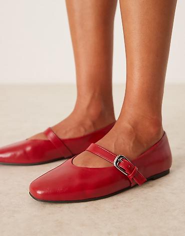 Женская обувь: Asos Design baletka, cəmi 1 dəfə geyinmişəm, yenidən fərqlənmir, 39 — 2