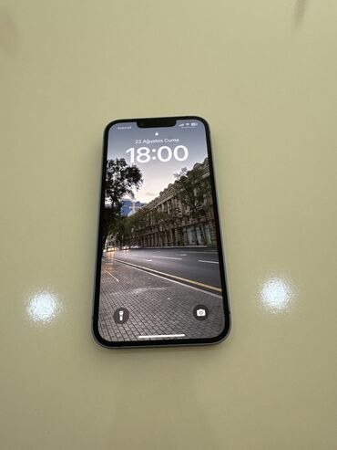 Apple iPhone: IPhone 14, 128 GB, Mavi, Simsiz şarj, Face ID, Sənədlərlə