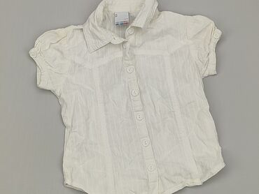 białe bluzki z kołnierzykiem: Bluzka, Coccodrillo, 3-4 lat, 98-104 cm, stan - Dobry
