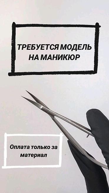 m 3: Требуется модель на маникюр. Что предлагается: - Маникюр у мастера — 1