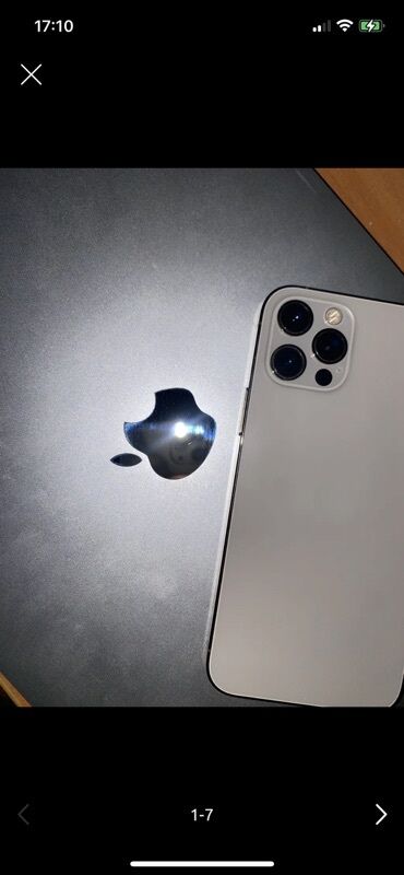 iphone 8 plus в рассрочку: IPhone 12 Pro Max, 128 ГБ, Күмүш, Каптама, 74 %