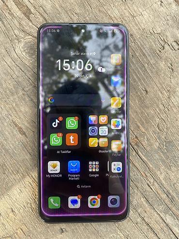 iphone barter: Honor X8a, 128 GB, rəng - Qara, Barmaq izi, İki sim kartlı, Face ID — 3