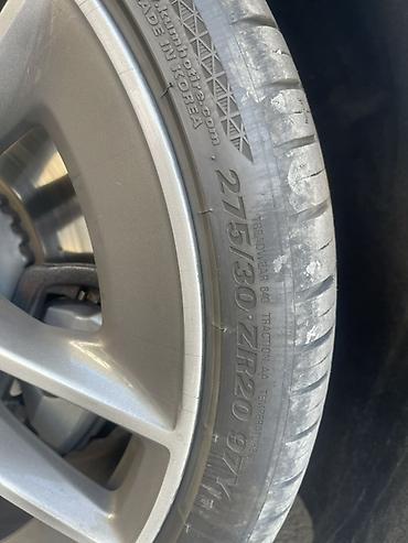 r20 mercedes: Летние шины Kumho Ecsta (Made in Korea), комплект разной ширины на 20" — 4