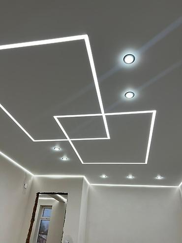 Натяжной потолок: Натяжной потолок Матовое Монтаж — 19