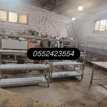 Restoran, kafe avadanlığı: Paslanmayan poladdan peşəkar mətbəx mebeli və avadanlıqları Məhsul — 1