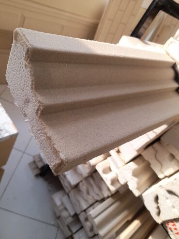 Digər bitirmə materialları: Fasad üçün dekorativ elementlər və hazır detallar - Material: sıxlığı — 50