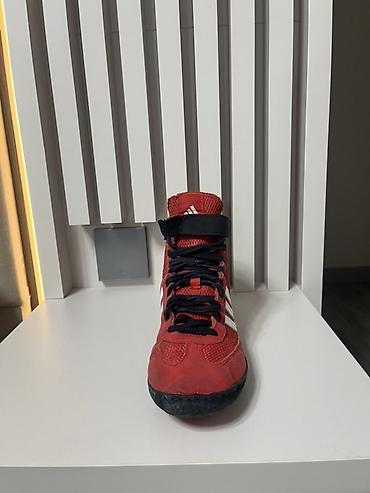 борцовки: Мужские кроссовки, 39, 39.5, Adidas, Б/у, цвет - Красный, Самовывоз, Платная доставка — 3