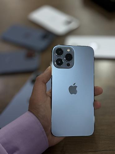 IPhone 13 Pro Max, 128 GB, Sierra Blue, Zəmanət, Sənədlərlə lalafo.az -da IPhone 13 Pro Max, 128 GB, Sierra Blue, Zəmanət, Sənədlərlə