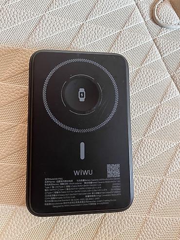 pover bank: Магнитный powerbank WiWU 10000 мА·ч с беспроводной зарядкой - — 2