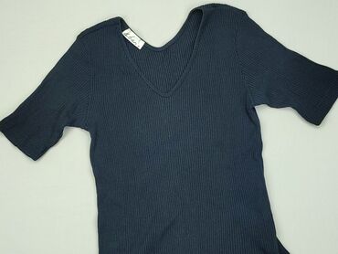 niebieska satynowe bluzki: Blouse, S (EU 36), condition - Good