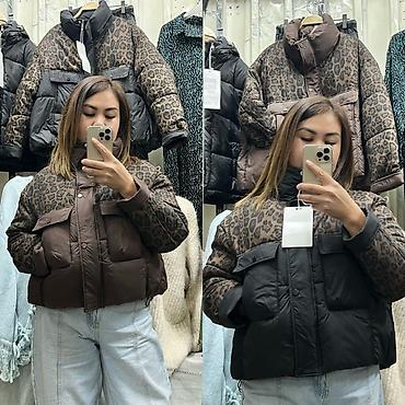куртка puma: Пуховик, Короткая модель, Китай, Оверсайз, M, L, XL — 1