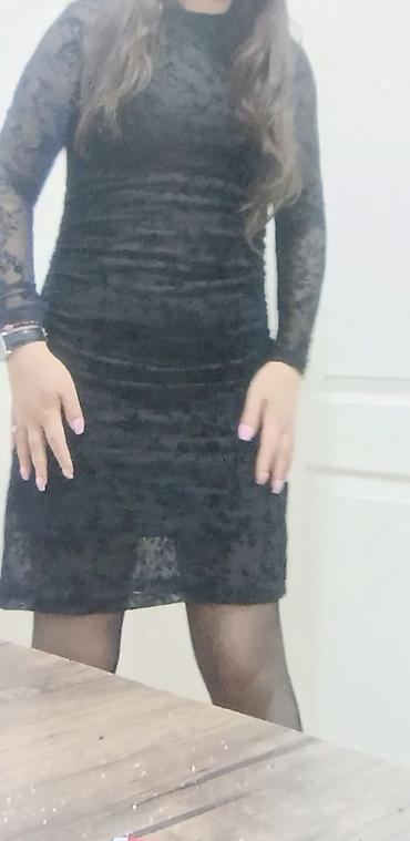 Şəxsi əşyalar: Qadın üçün qara gecə/libas - Model: qısa boylu, bədənə oturan siluet — 1
