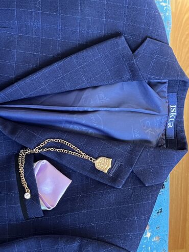 Школьная форма: Школьная форма, цвет - Синий, Б/у — 7