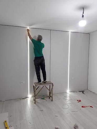 Отделочные работы: Установка: бамбуковый панель,,гибкий мрамор,, Декоративная — 11