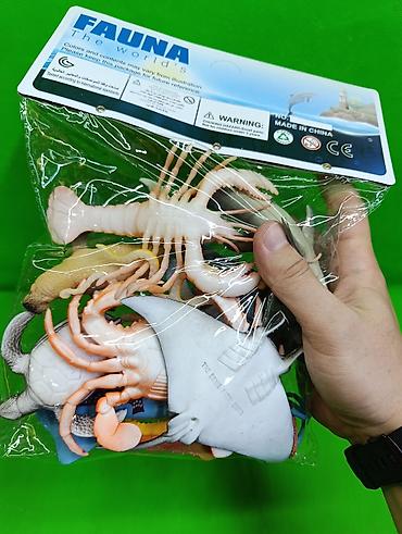дельфи: Животные морские игрушки в комплекте🦈 Комплектация товара: черепаха — 3