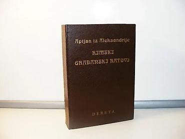 stone: Rimski građanski ratovi apijan iz aleksandrije1991 deretatvrd povez — 1