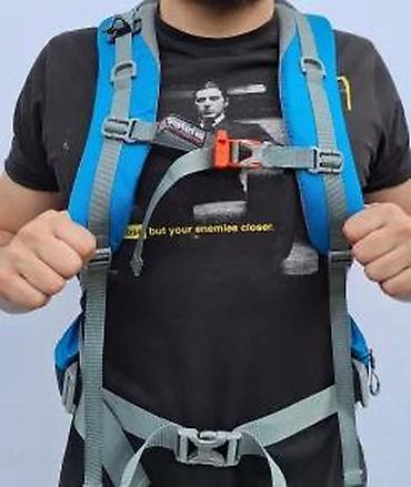 Sportske torbe i rančevi: Planinarski ranac Senterlan Adventure 35L – plavo/crni - Zapremina — 13