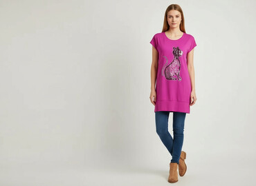 tunika plus size: MEGI, Туніка жіноча, розмір S