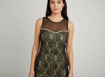 sukienki długa obcisła: Women`s dress, size M (EU 38)