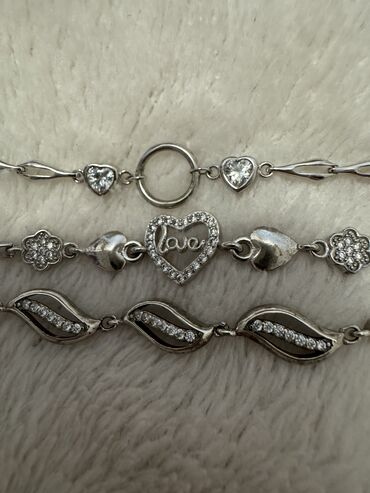 kožne torbe mona: Set: Bracelet, Material: Silver