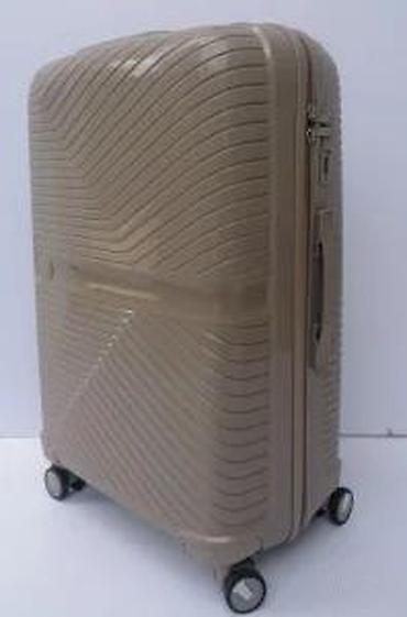 Putni koferi i torbe: Komplet kofera – 3 veličine, bež boja - Materijal: tvrda školjka — 22