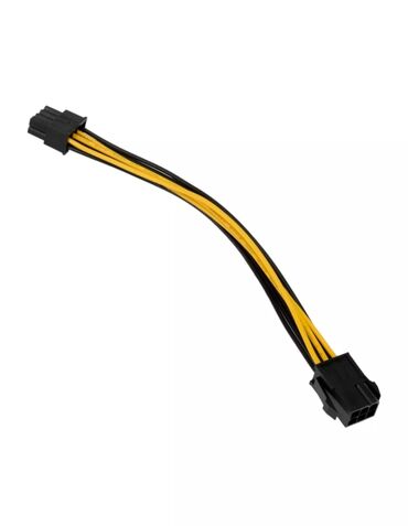 переходник для видеокарты 8 pin: 6pin-8pin переходник с блок питания с 6pin на видеокарту 8pin