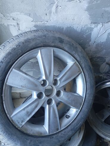 зимние шины с дисками: Колеса в сборе 215 / 55 / R 16, Лето, 1 шт, Легковые, Литые, отверстий - 5