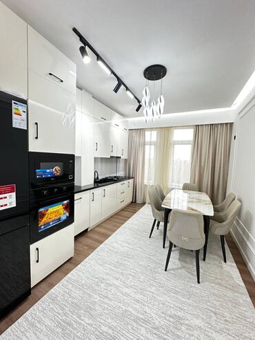 квартира за 10 тысяч в месяц: 3 комнаты, 100 м², Элитка, 7 этаж, Дизайнерский ремонт