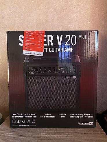 line 6: Гитарный комбоусилитель Line 6 Spider V 20 MkII Использовался в — 5