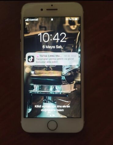 Apple iPhone: IPhone 7, Gümüşü, Barmaq izi