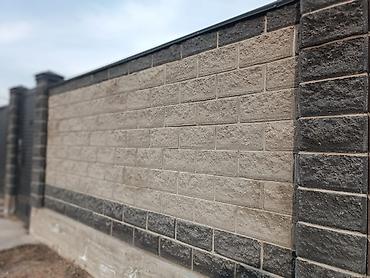 Пескоблок: Пескоблок Рваный, Заборный, 190x190x390, Платная доставка, Самовывоз — 10