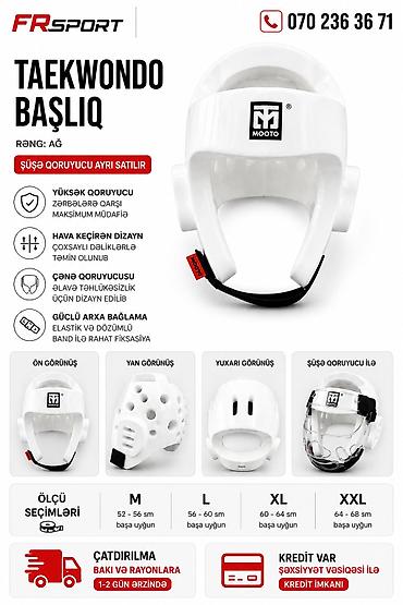 velo kaska: 💥 taekvondo dəbilqə,kask, taekvondo kaski, ✅ 7/24 əlaqə saxlaya — 1