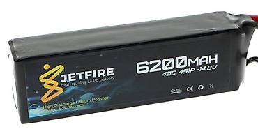 akumlyator: JetFire 14.8V 6200mAh 40C Li-Po 4S Batareya Yüksək axın tələb edən — 3