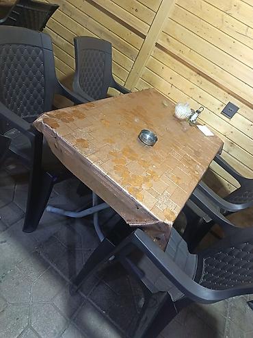 stol stul kafe uchun: Kafe və ya yemək məkanı üçün masa-stul dəstləri təqdim olunur — 1