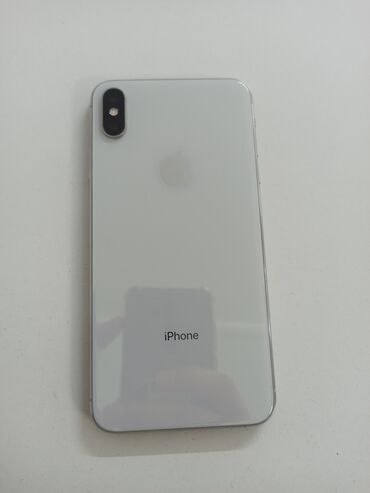 IPhone Xs Max, Б/у, 256 ГБ, Белый, Защитное стекло, 86 %