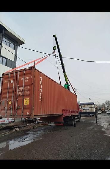 Услуга/услуги автокрана для погрузки и монтажа морских контейнеров и