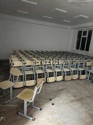 слив школь: Школьный стул, Новый, Дерево, цвет - Серый — 2