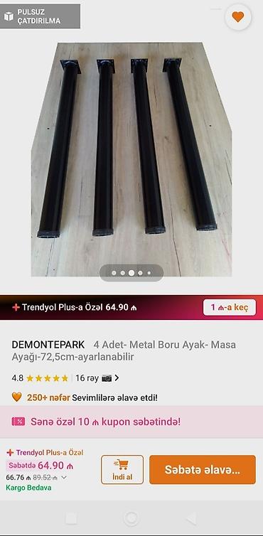 turbalar: Təcili satılır, qiymətdə razılaşmaq olar.Məhsul: DEMONTEPARK – Masa — 3