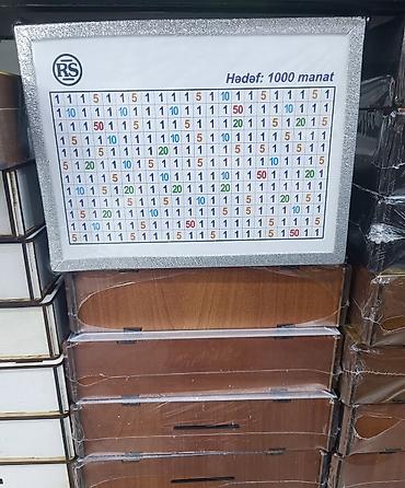 Uşaq dünyası: Məhsul: Pul yığma qutusu – “Pul atdıqca qara-la” oyunu (məqsəd: 1000 — 9