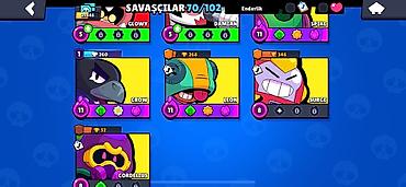 saz satılır: Brawl Stars hesabı satılır. 25.000 kupa, 70 xarakter var, 5-ü — 2