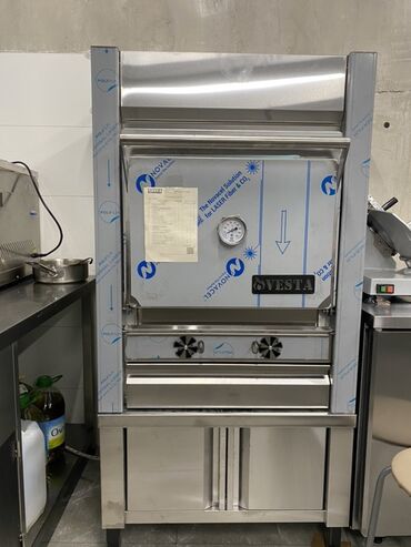 набор эмалированной посуды: Жаровенный шкаф (хоспер/гриль-печь) Vesta из нержавеющей стали для