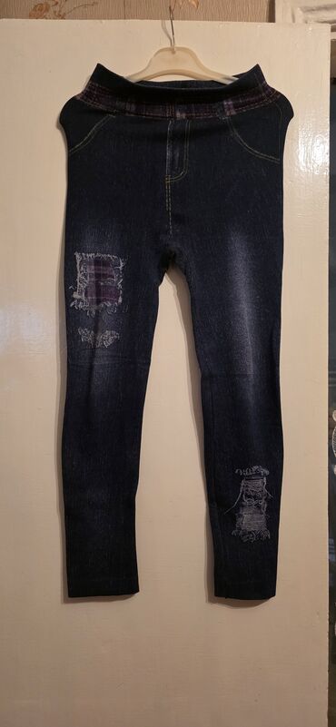 Cinslər: Qadınlar üçün tünd mavi jeggins/şalvar - Material: elastik denim