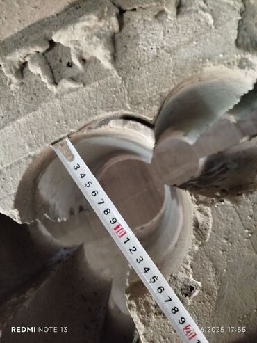 Beton işləri: Səssiz tozsuz səliqəli kəsim. Beton katlavan monolit kubik — 23