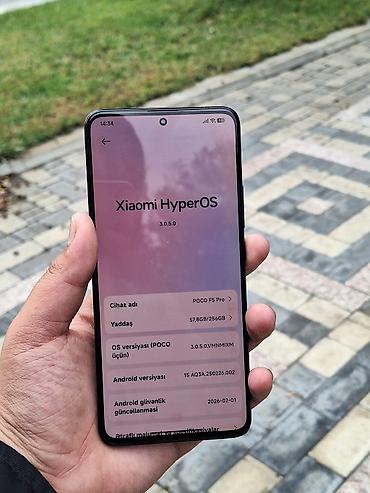 poco f5: Poco F5 Pro, 256 GB, rəng - Qara, Face ID, Sənədlərlə, Zəmanət — 4